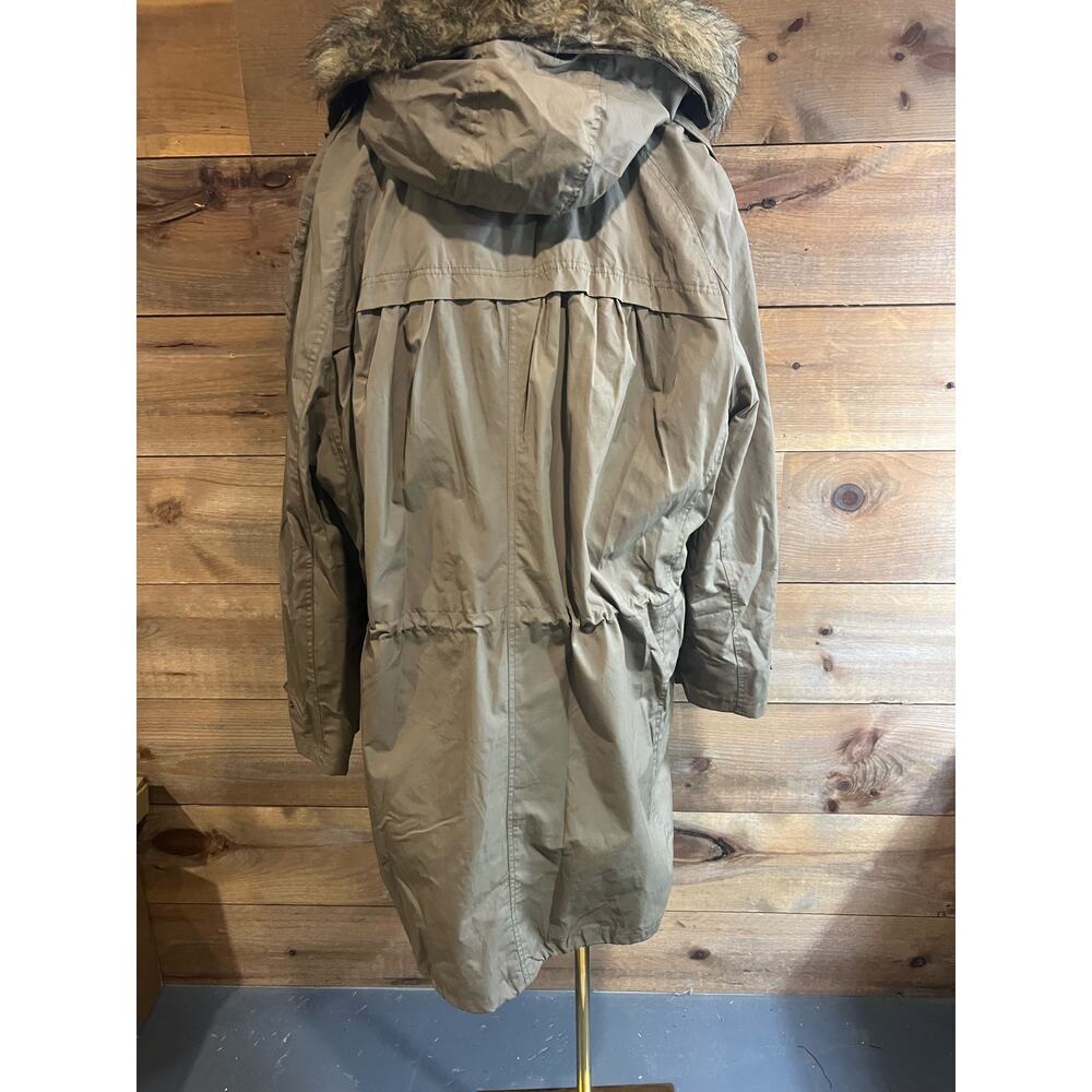 Jessica London Sporty Anorak Parka Jacket Faux Fur‎ Trim Womans Size 24 - Picture 2 of 9